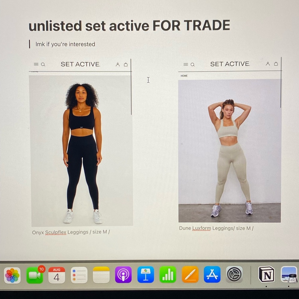 Unlisted Set Active Items